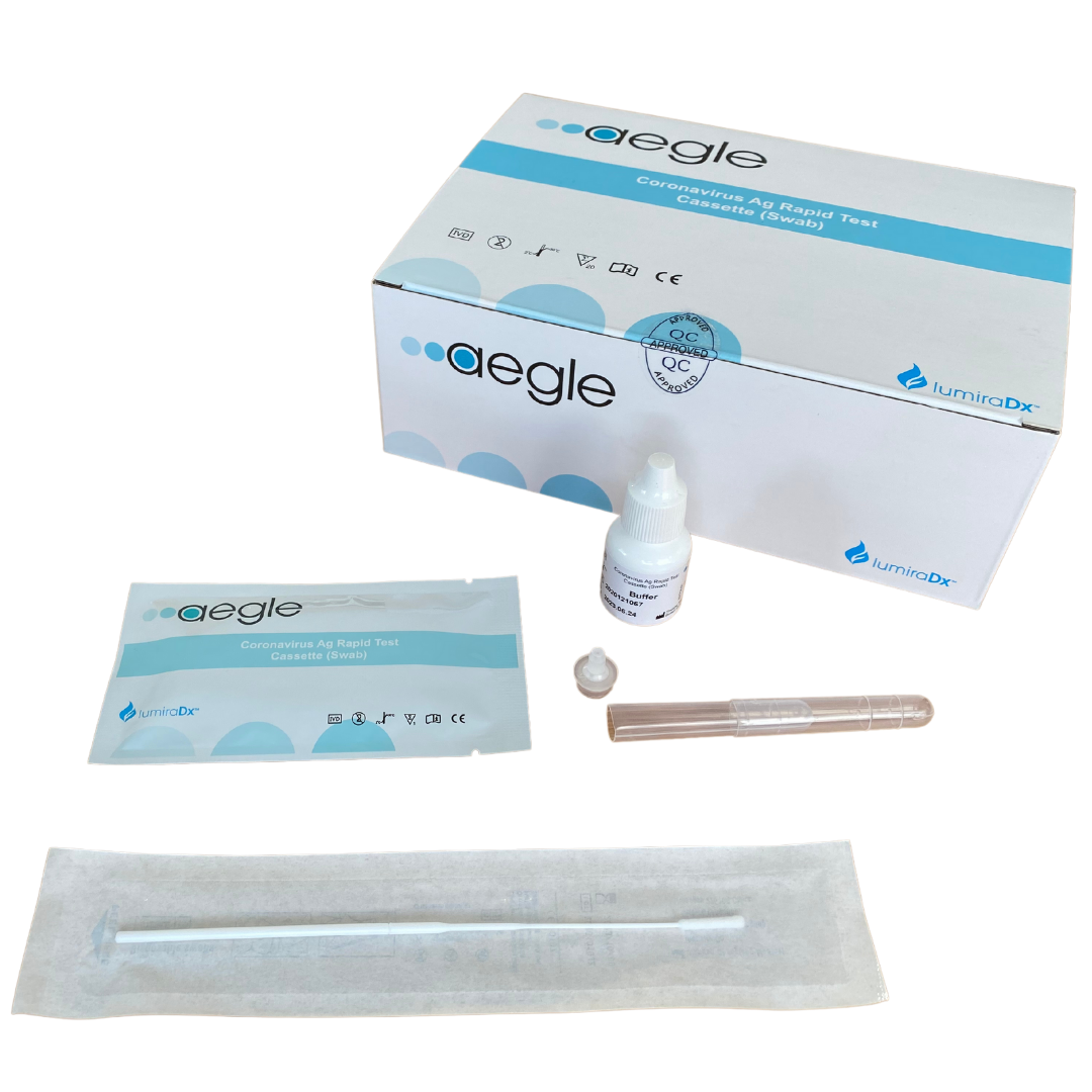 aegle lumiraDx Covid-19 Antigen Schnelltest Corona Nasen-Rachen Profi Test