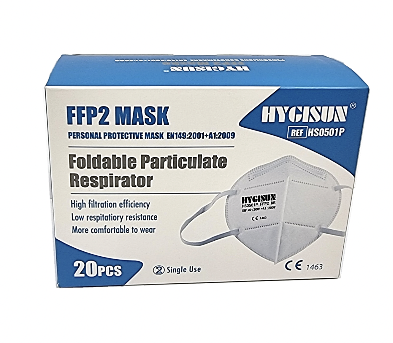 HYGISUN FFP2-Maske ohne Ventil